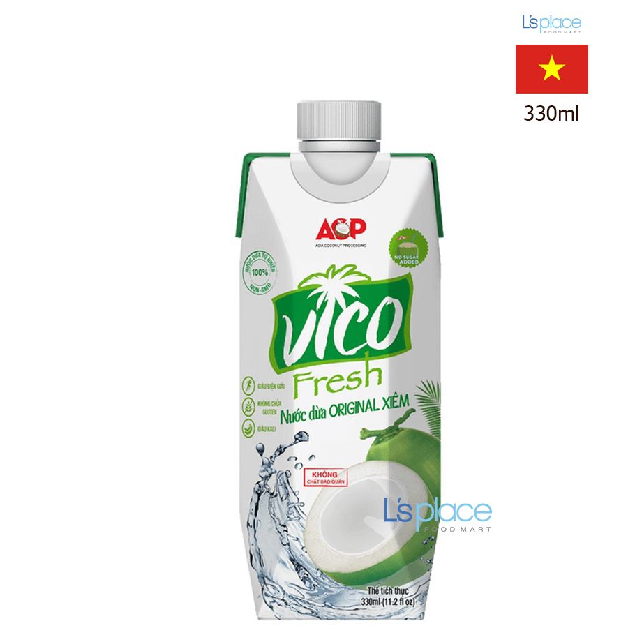 Vico Fresh Nước Dừa xiêm hộp nhỏ