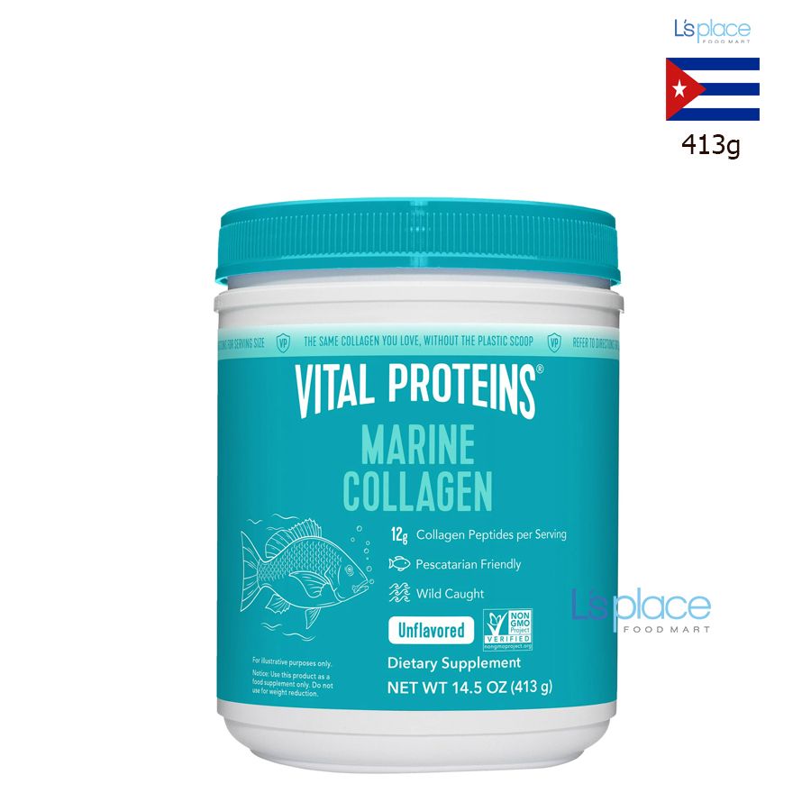 Vital Proteins Bột uống Marine Collagen bổ trợ da móng tóc và xương
