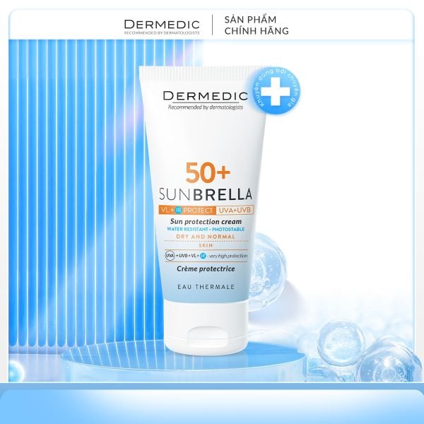 SUNBRELLA Sun Protection Cream Dry And Normal Skin - Kem chống nắng dành cho da thường, da khô 50g