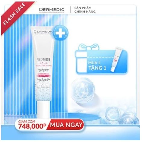 MUA 1 TẶNG 1 - REDNESS Rosacea Prone Skin Rich Day Cream UV + IR SPF20 - Kem dưỡng ban ngày dành cho da nhạy cảm, mẩn đỏ ( 31/10/2025 )