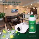  5 Chai Nano Bạc Tạo Khói - Nano Bạc Areiwa 50ppm chai 1 lít - Chuyên dụng Máy Tạo Khói Hakawa - Tinh dầu Sả Chanh x Miễn phí giao hàng toàn quốc 