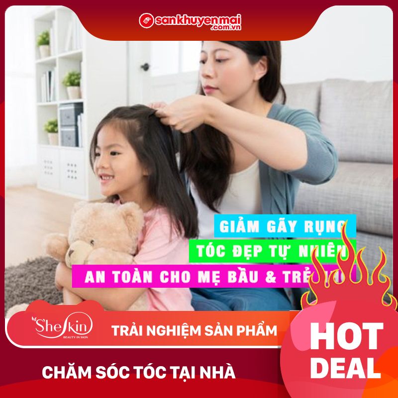 Trải Nghiệm Liệu trình 1 tuần Chăm sóc Tóc tại nhà cùng S'heskin - Mang Spa về nhà