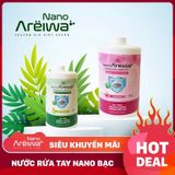  Dung Dịch Rửa Tay Nano Areiwa Chai 1 Lít 