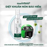  Dung Dịch Khử Mùi Diệt Khuẩn Giày dép, nón bảo hiểm Nano Areiwa - chai xịt 60ml - Không hóa chất - An toàn với trẻ nhỏ 