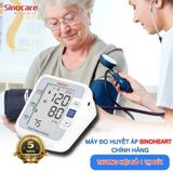  Máy đo huyết áp điện tử bắp tay Sinoheart - Chính hãng BH 3 năm - Giọng nói Tiếng Việt 