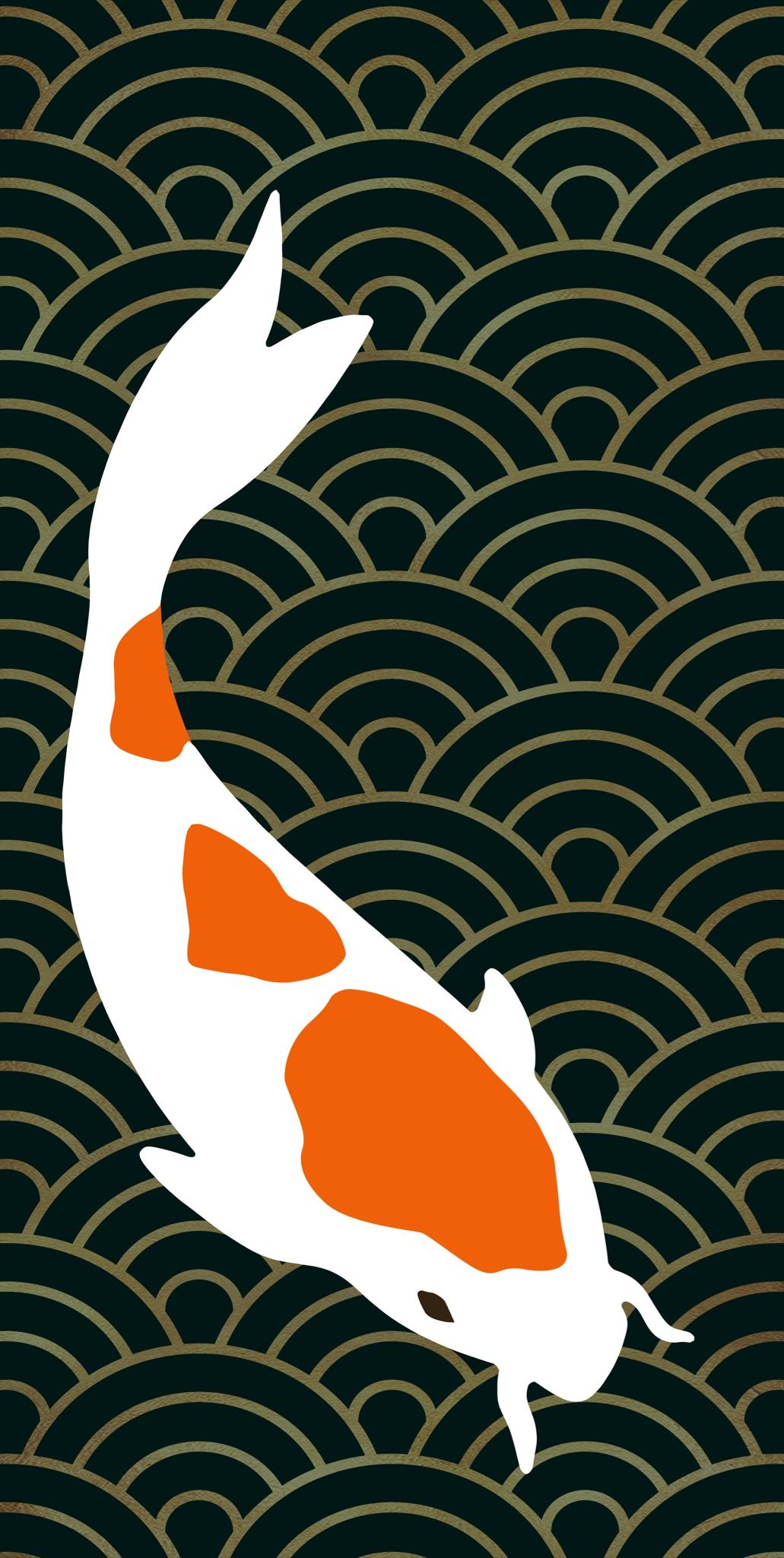 Gạch in hoạ tiết KOI FISH