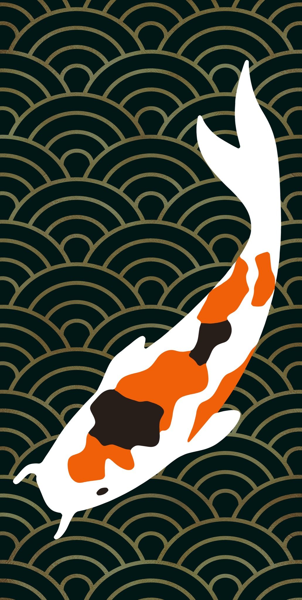 Gạch in hoạ tiết KOI FISH