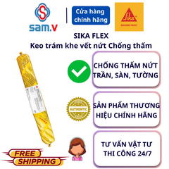 SikaFlex Contruction AP Keo trám khe vết nứt | Sika Flex chất trám khe