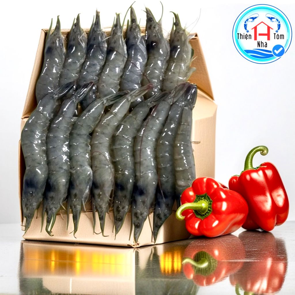 Tôm Thẻ Nguyên Con Đông Siêu Tốc Khay 500GR