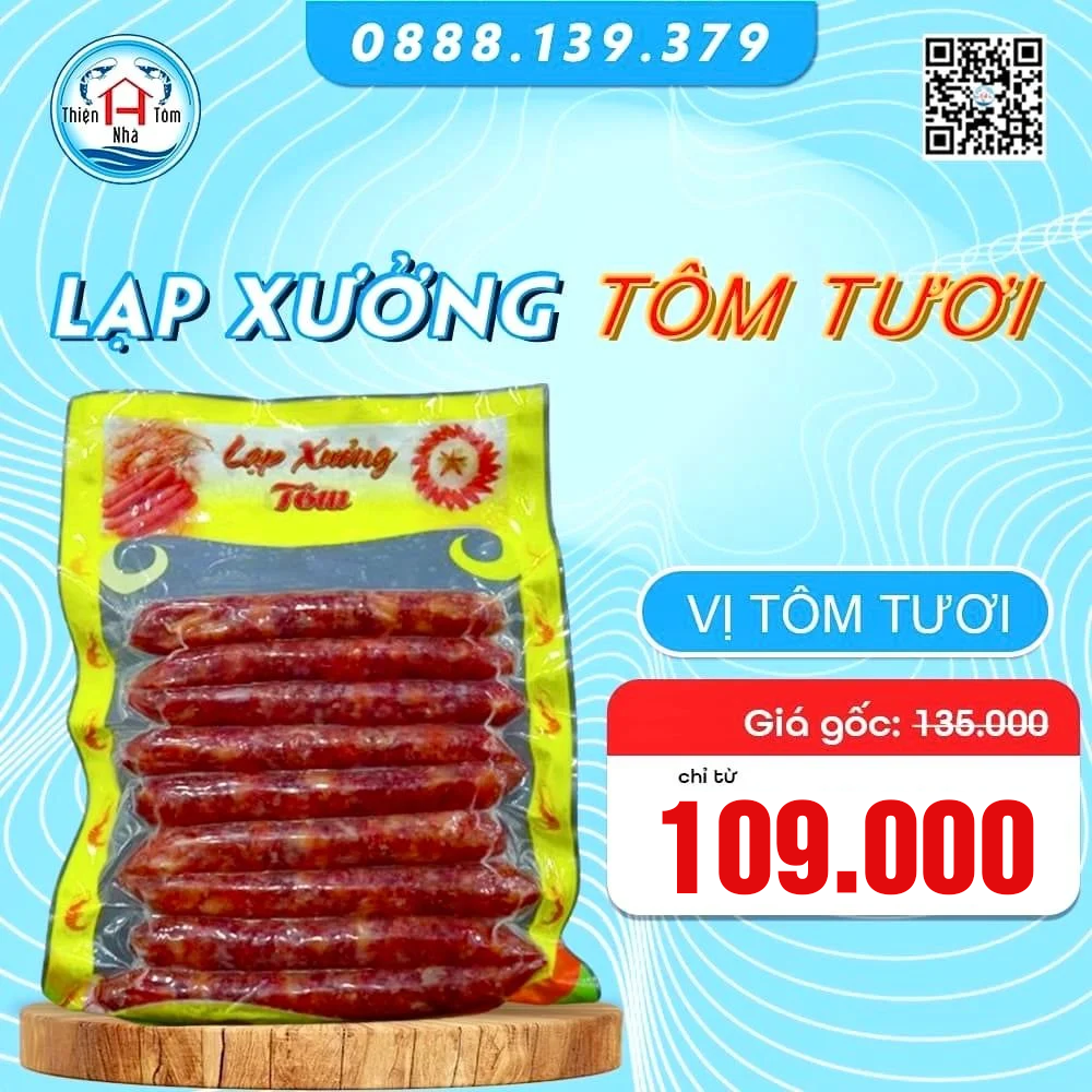 Lạp Xưởng Tôm Tươi