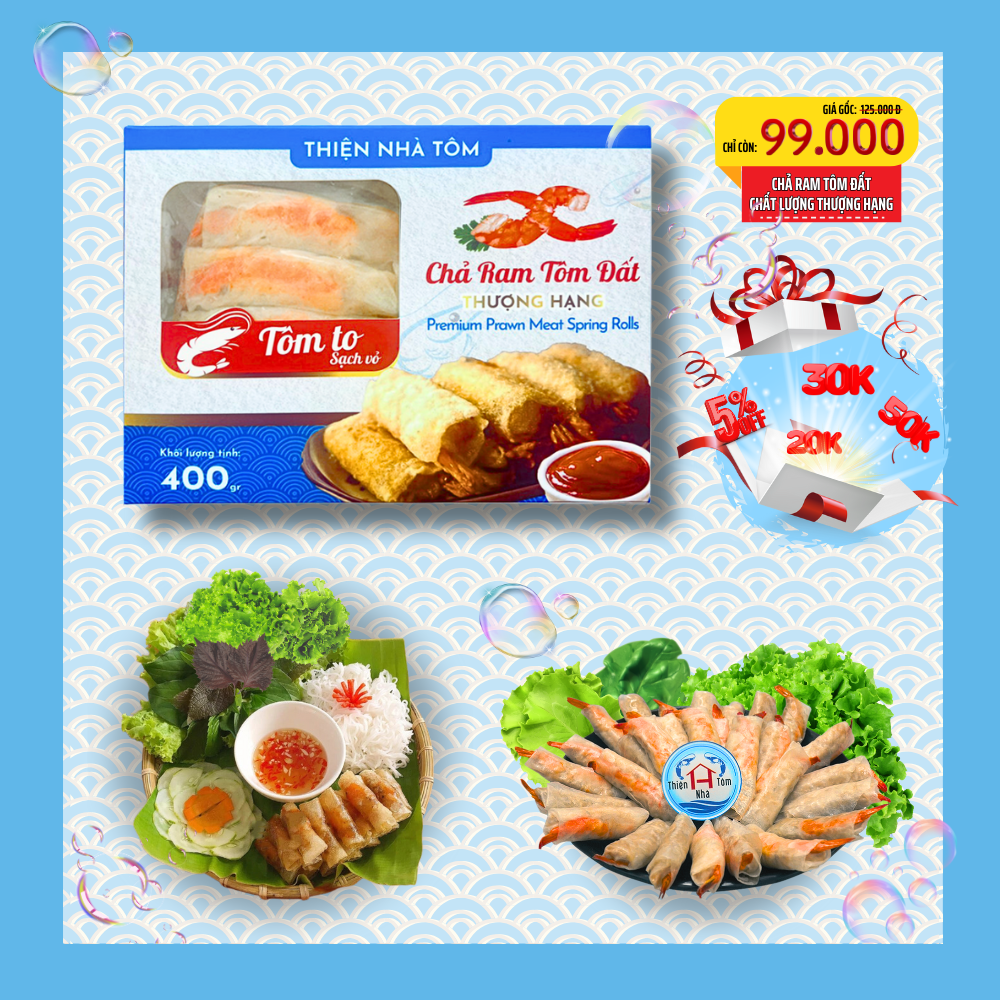 Chả Ram Thượng Hạng (Tôm To-Sạch Vỏ)