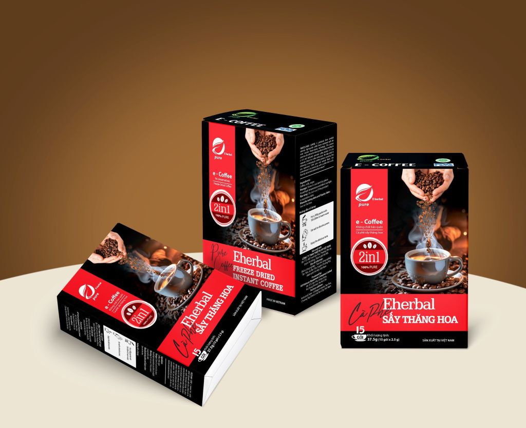 E- Coffee - Cà phê sấy thăng hoa,