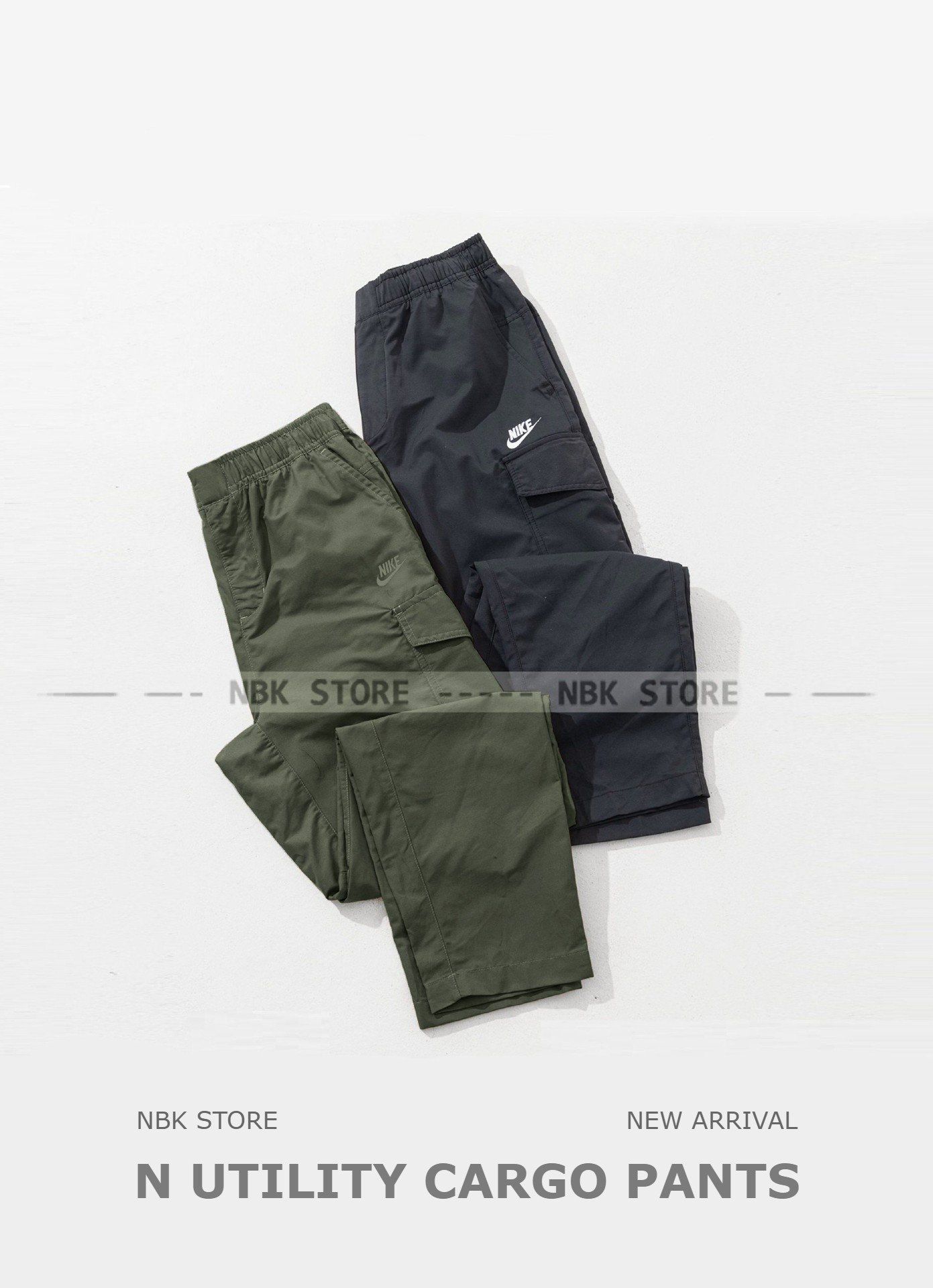 Quần Dài Thể Thao Kaki TÚI HỘP NSW Unlined Utility Cargo Trousers