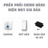  Chuông cửa không dây nút ấn không dùng pin ZOGIN 