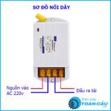  Công tắc điều khiển từ xa  khoảng cách 1000m, 220v, 40a, 6220 honest 