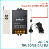  CÔNG TẮC ĐIỀU KHIỂN TỪ XA KHOẢNG CÁCH 2KM, 220V, 30A Switch 