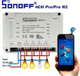  công tắc điều khiển từ xa wifi sonoff 4ch 