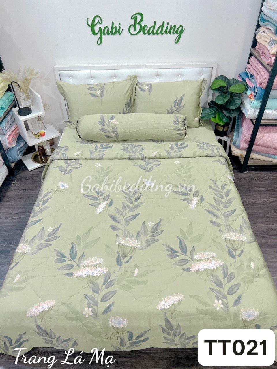 Lụa Tơ Tằm Trang Lá Mạ