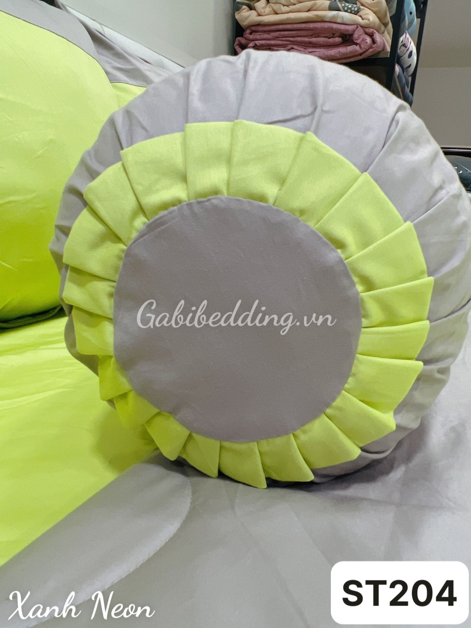 Satin Xanh Neon