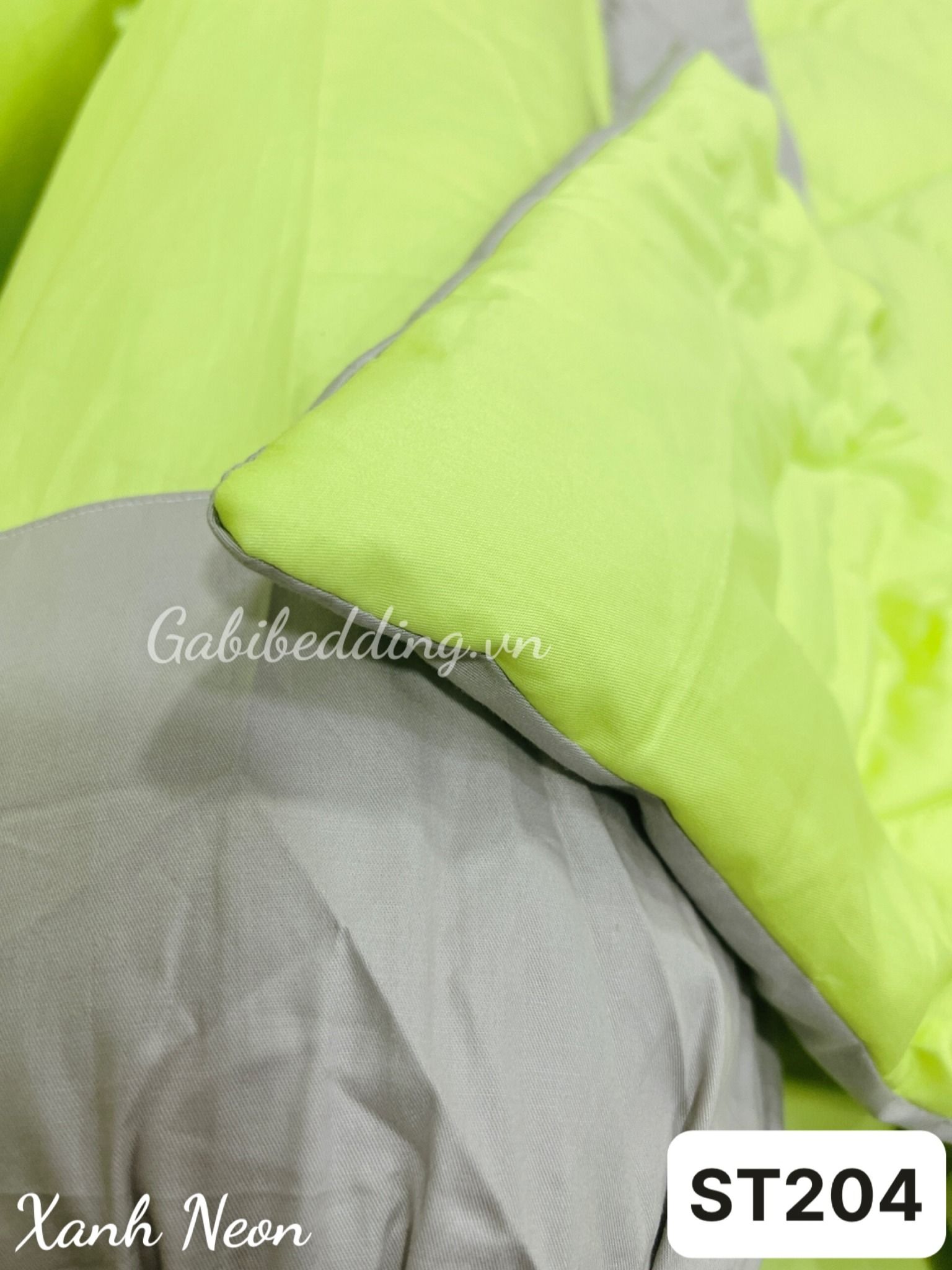 Satin Xanh Neon