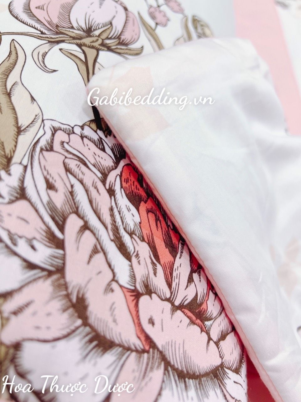 Satin Hoa Thược Dược