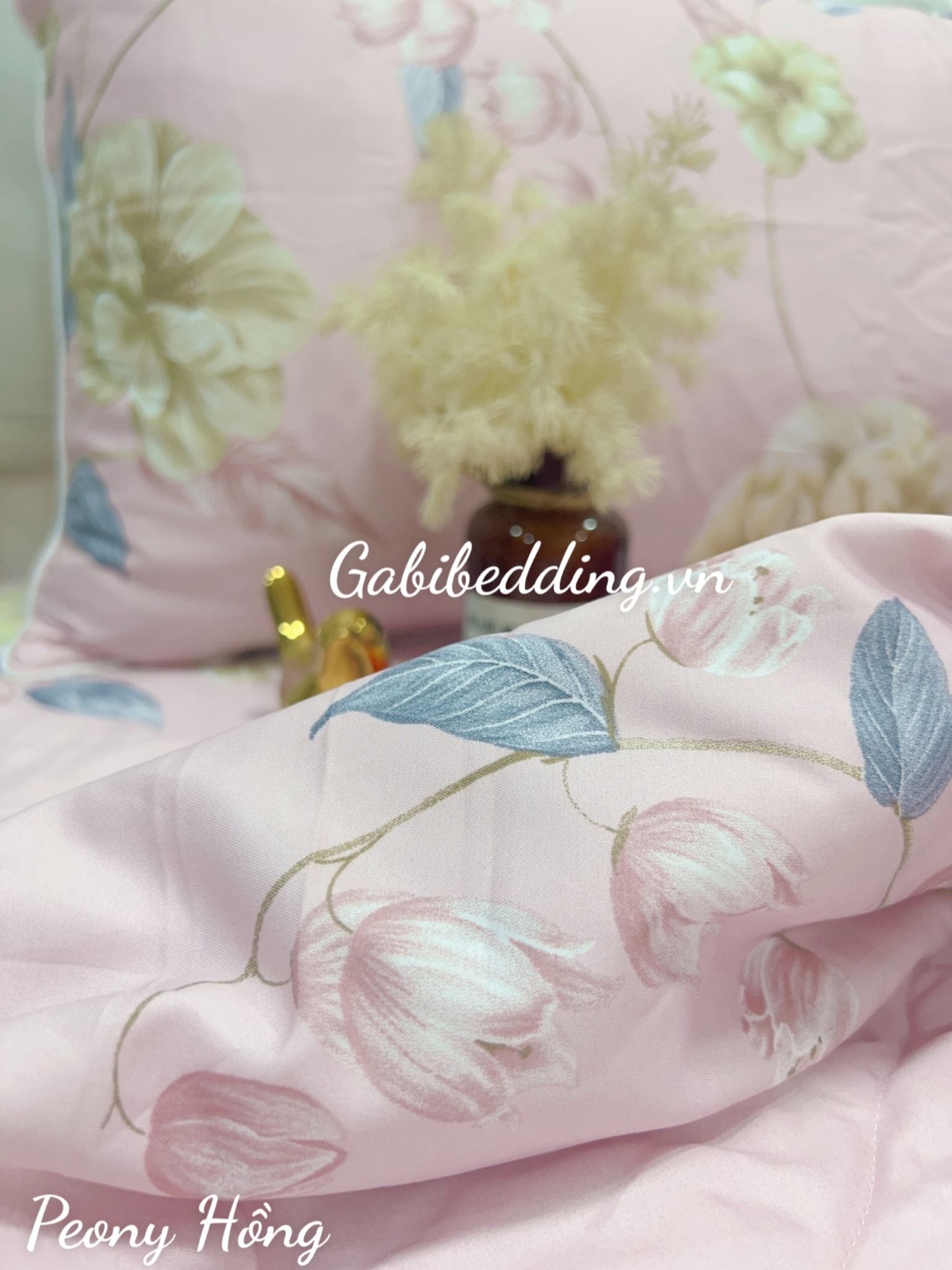 Tencel Peony Hồng