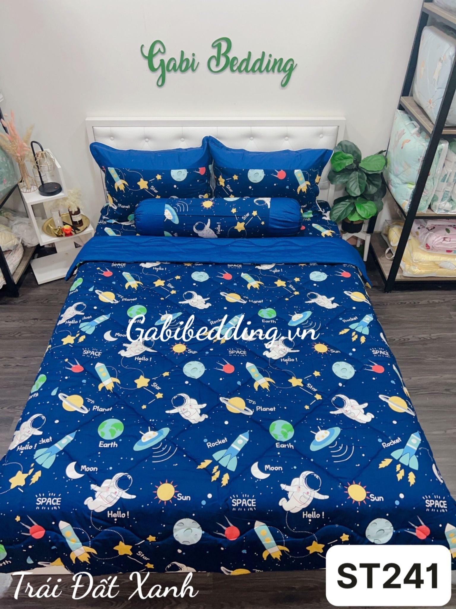 Satin Trái Đất Xanh