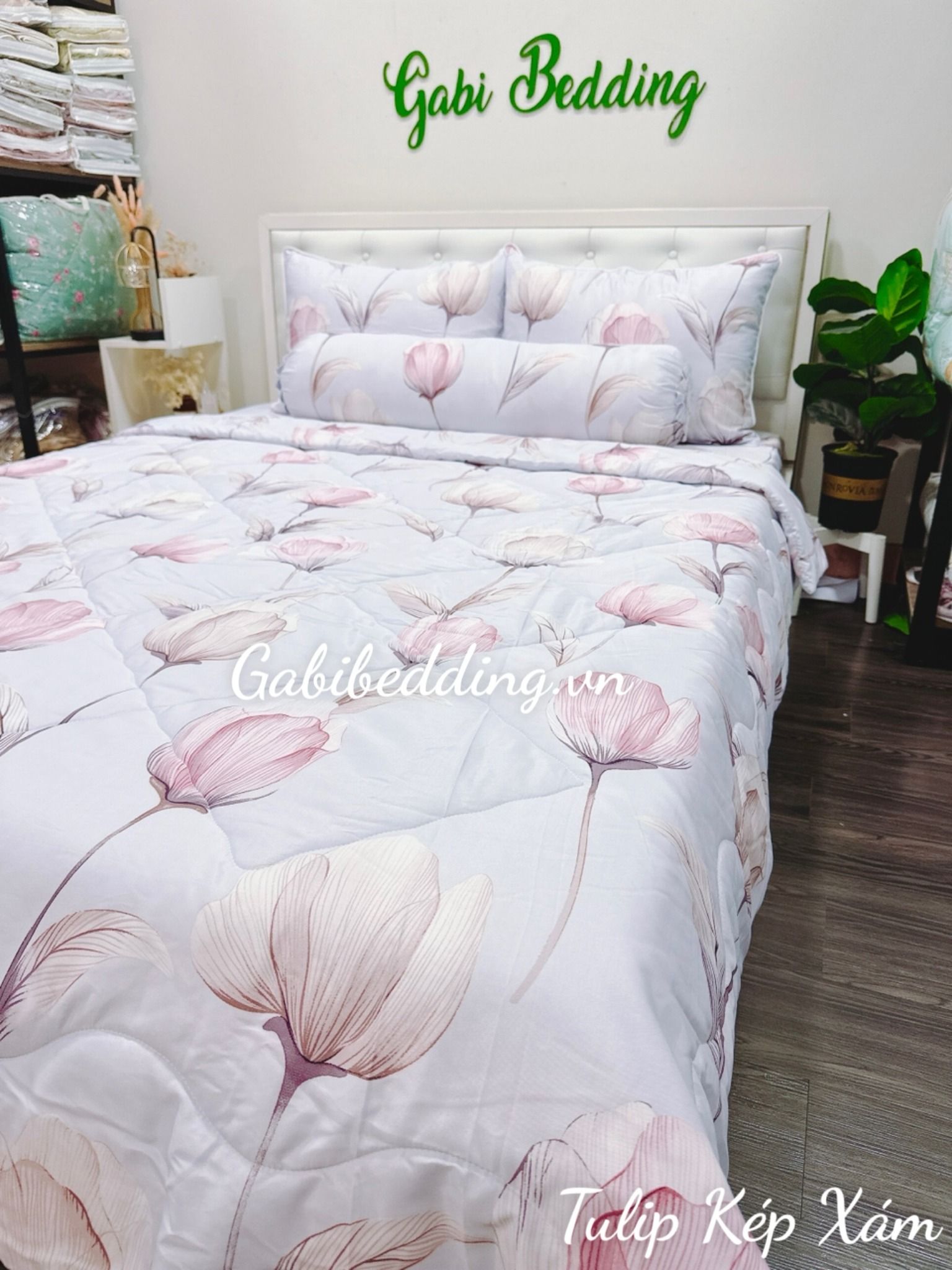 Tencel Tulip Kép Xám