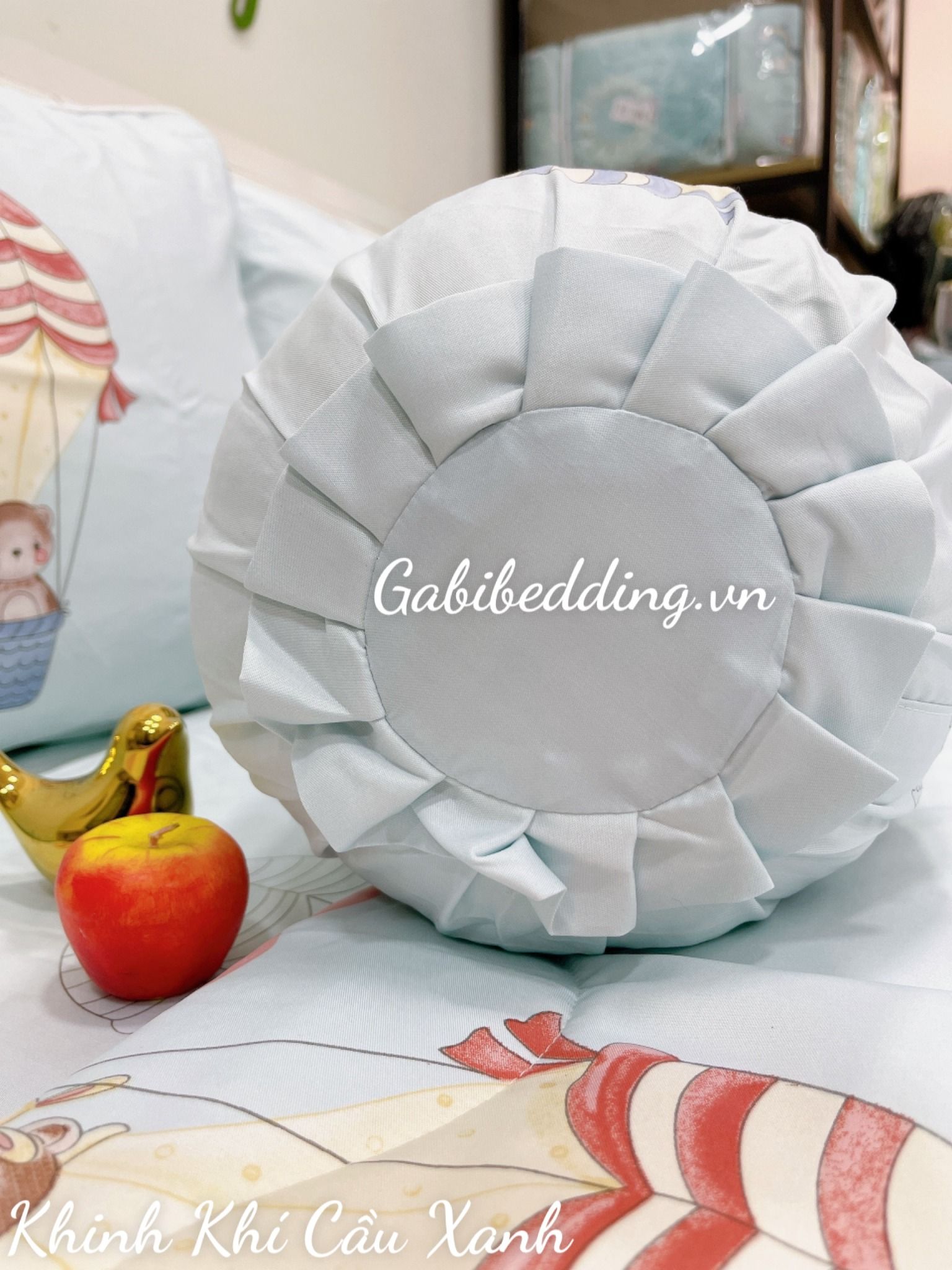 Tencel Khinh Khí Cầu Xanh