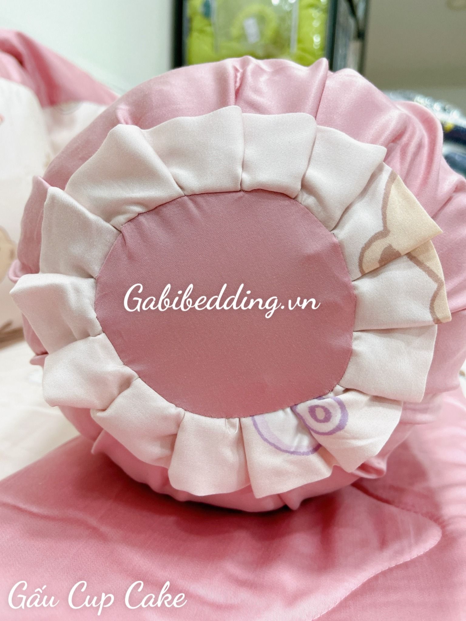 Lụa Tơ Tằm Gấu Cup Cake