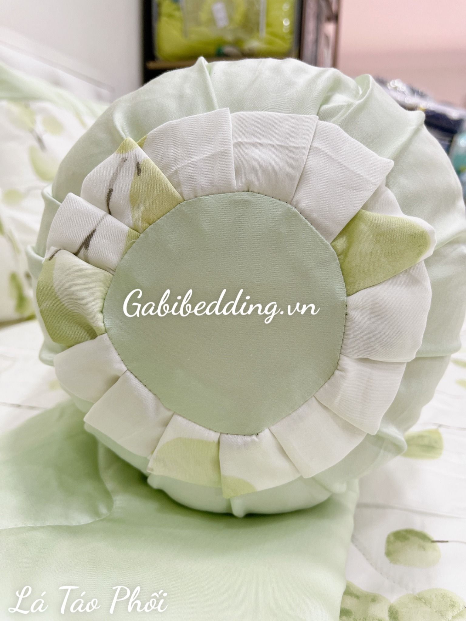 Lụa Tơ Tằm Lá Táo Phối