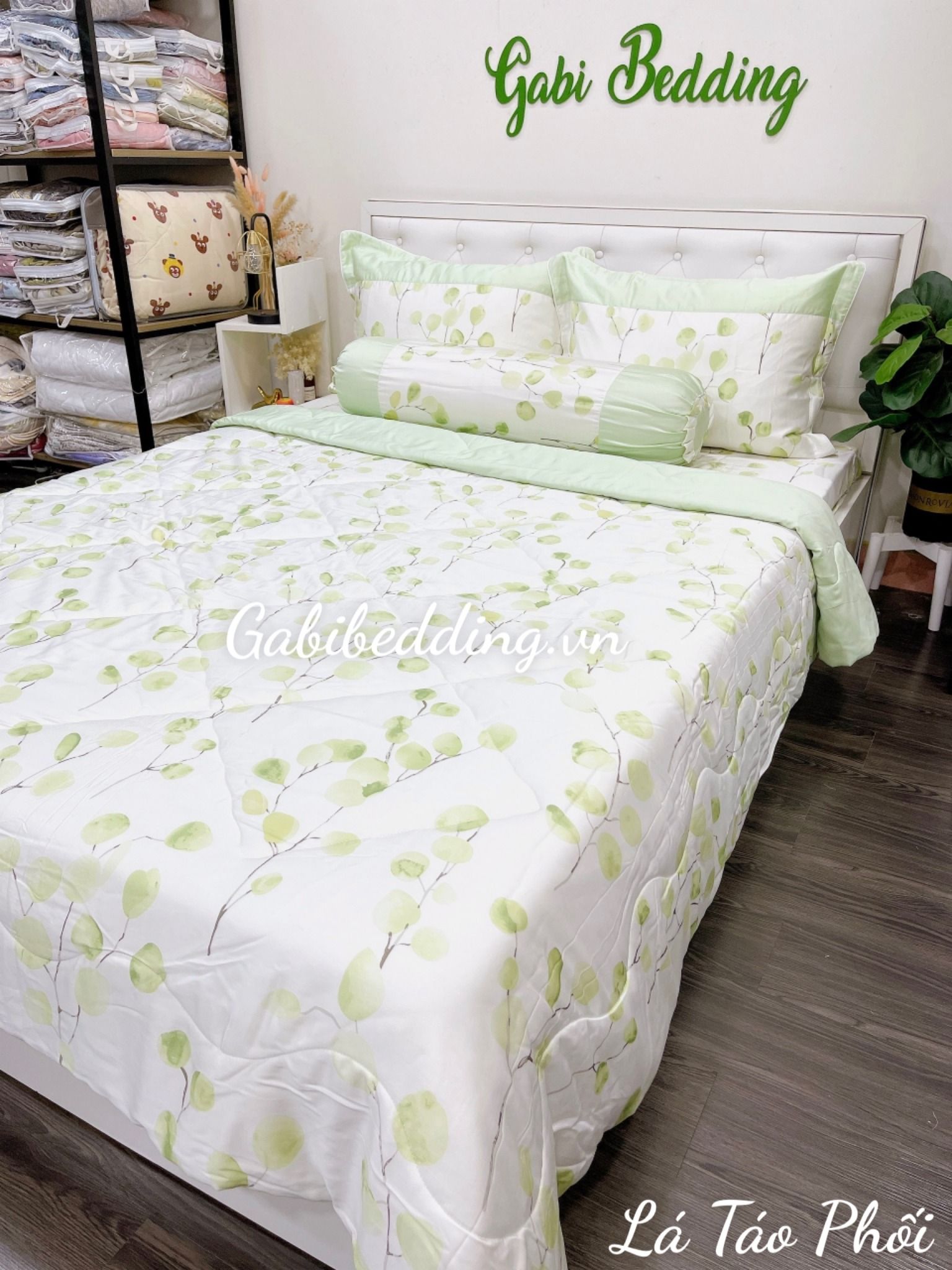 Lụa Tơ Tằm Lá Táo Phối