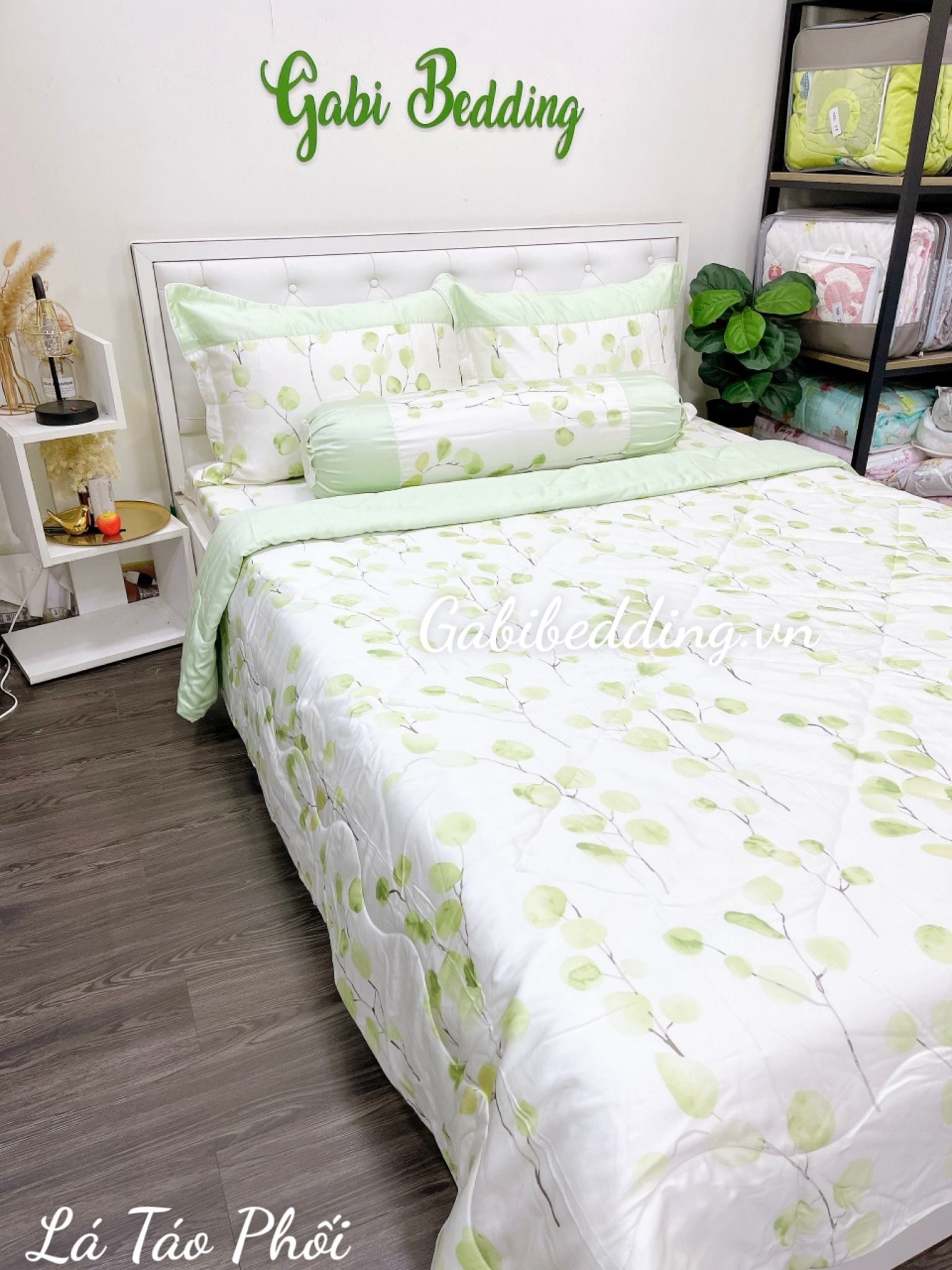 Lụa Tơ Tằm Lá Táo Phối