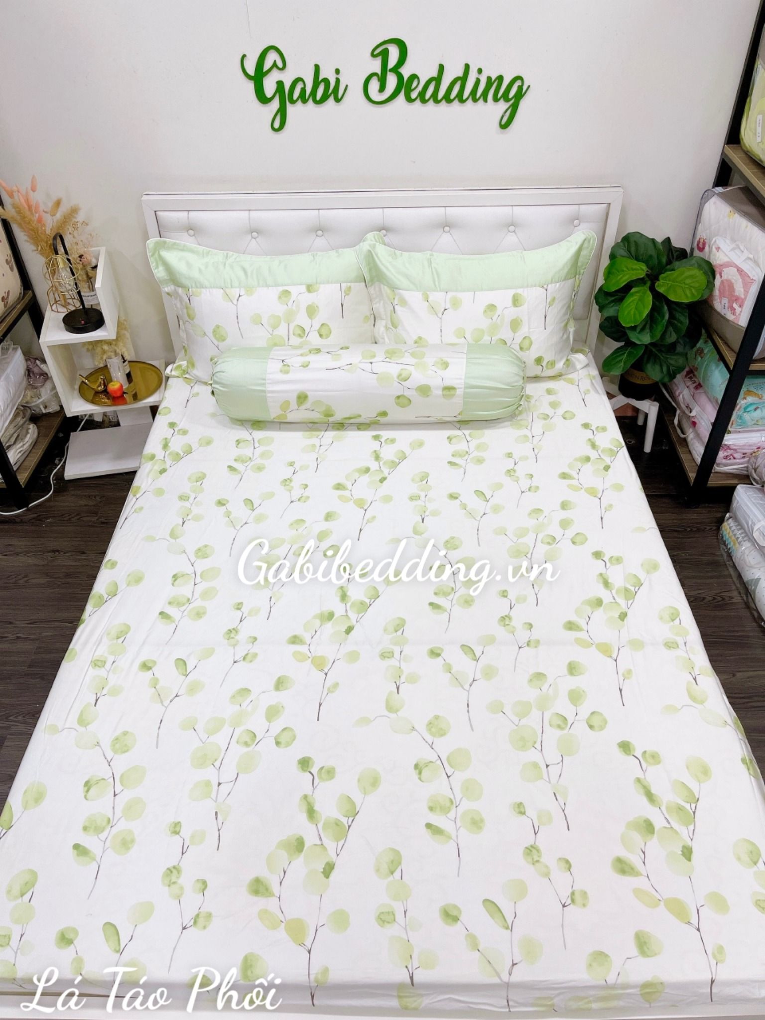 Lụa Tơ Tằm Lá Táo Phối