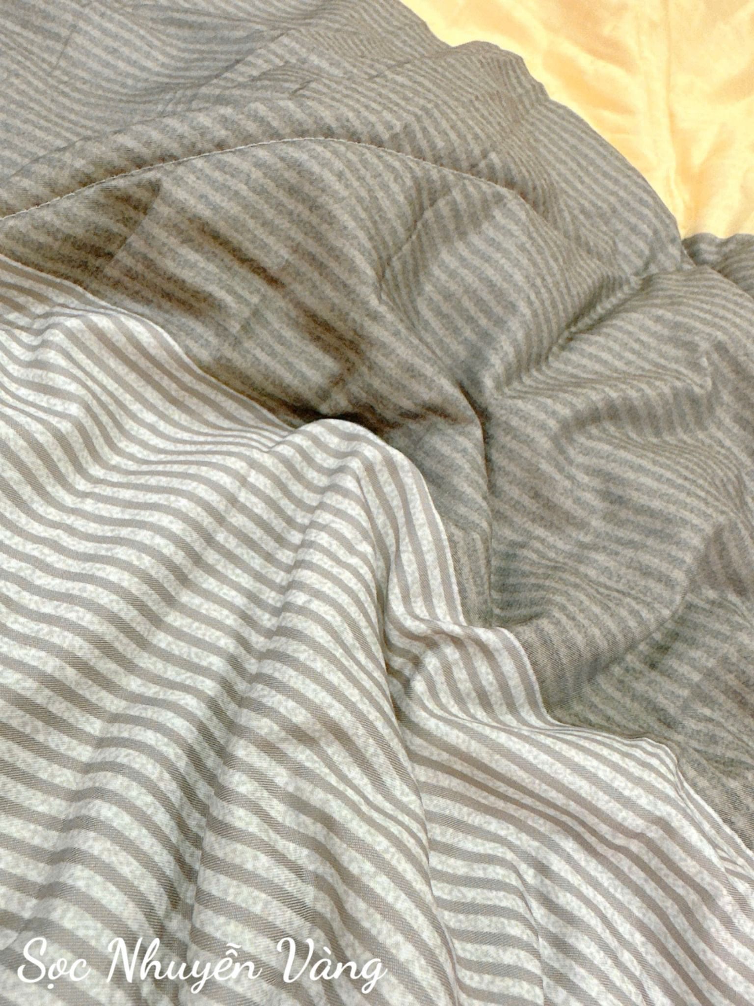 Tencel Sọc Nhuyễn Vàng