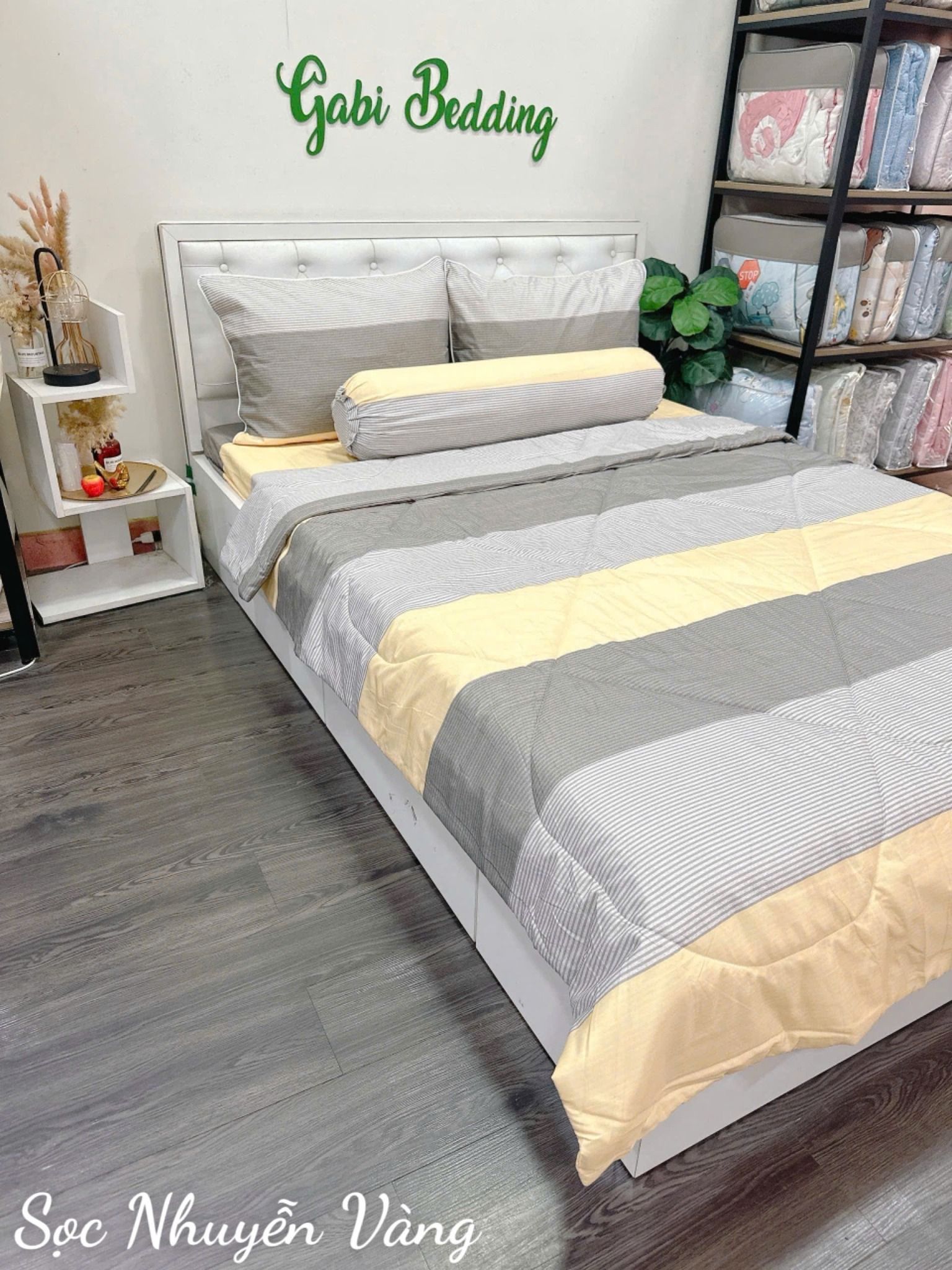 Tencel Sọc Nhuyễn Vàng