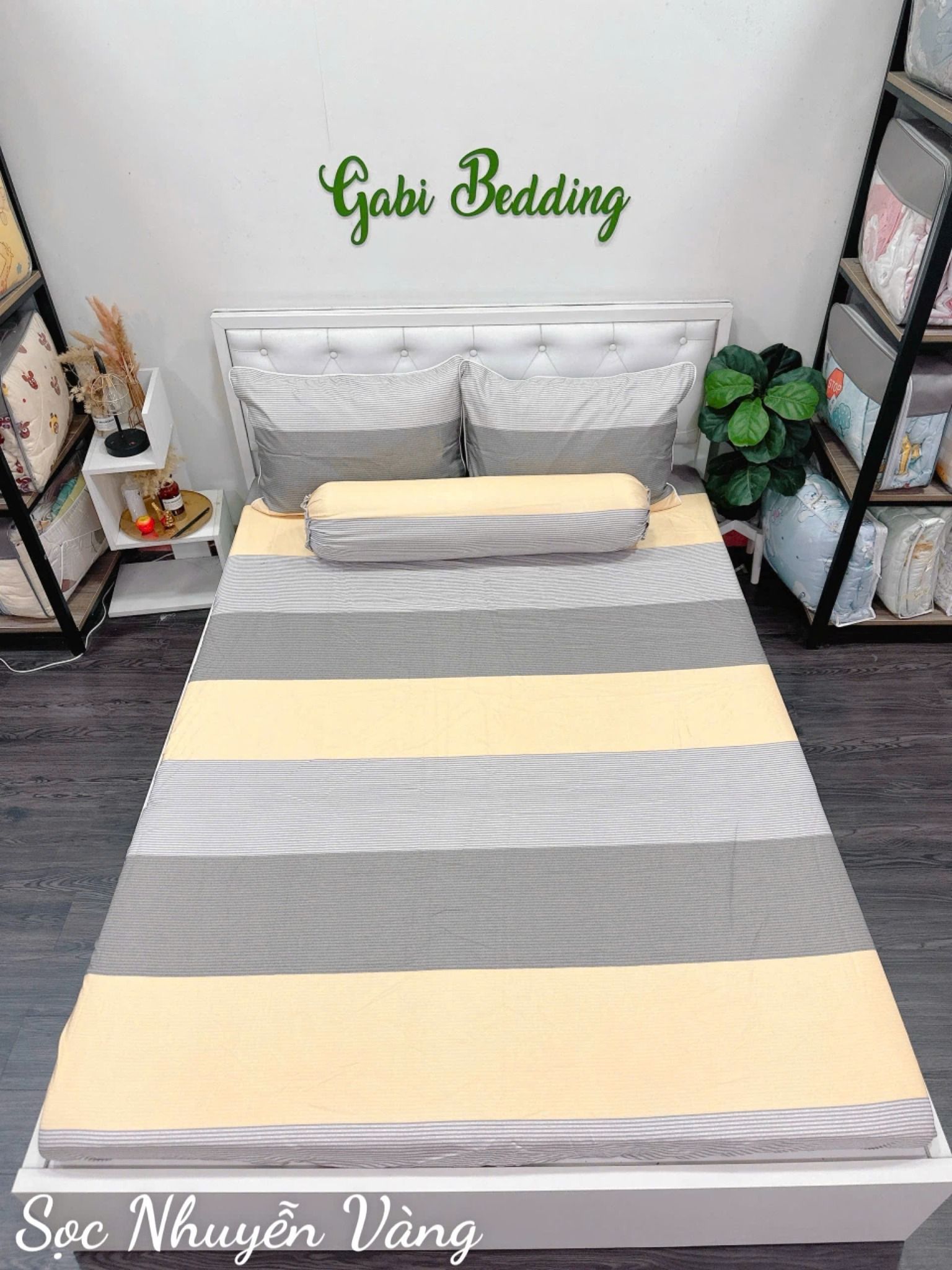 Tencel Sọc Nhuyễn Vàng