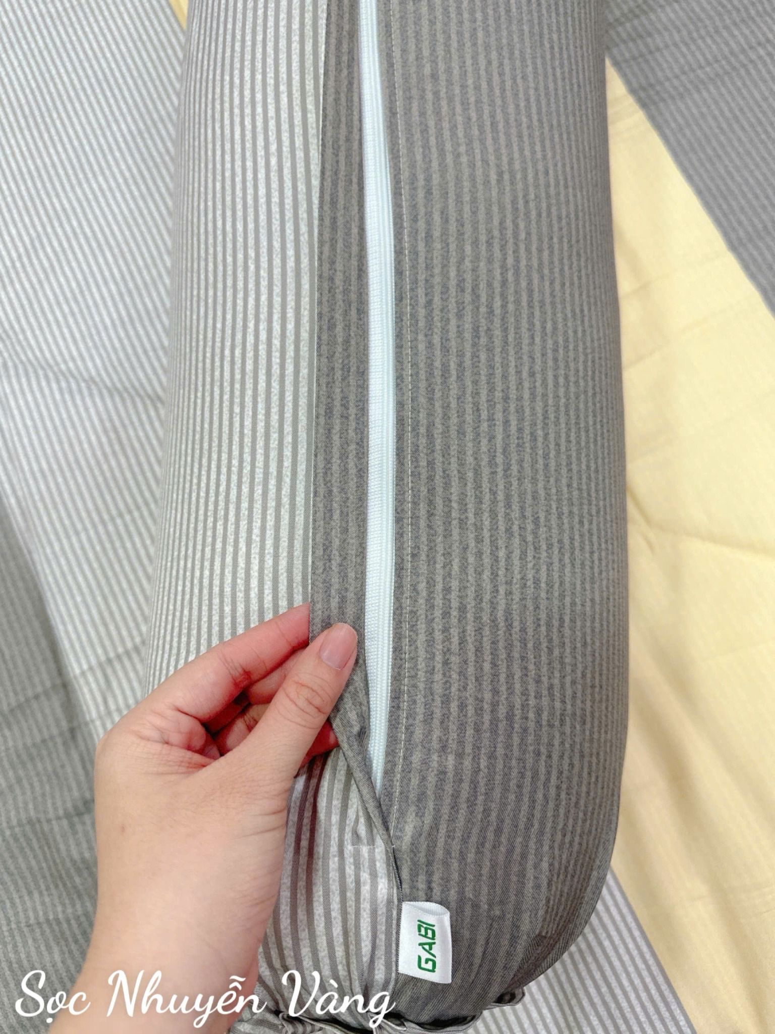 Tencel Sọc Nhuyễn Vàng