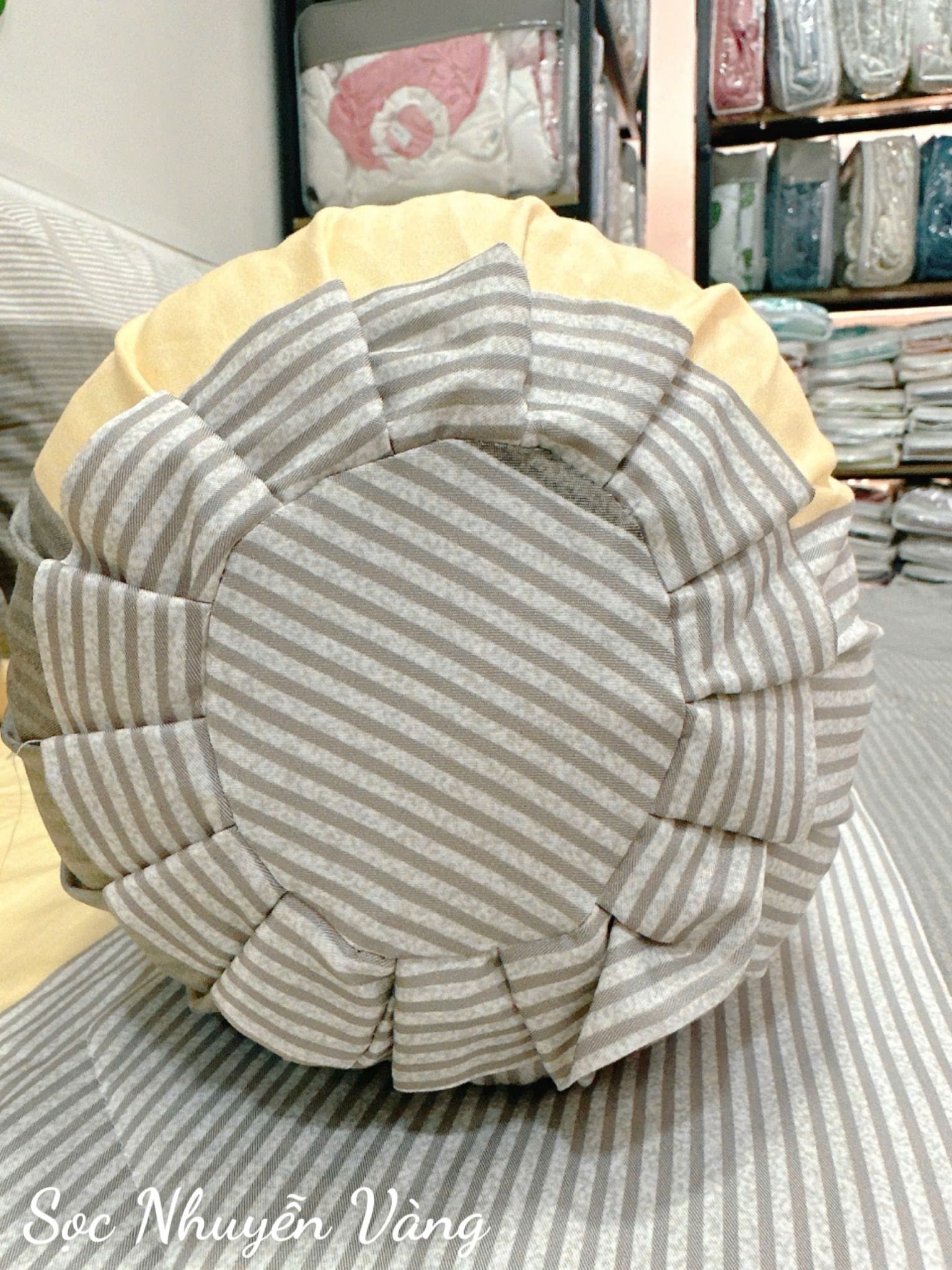 Tencel Sọc Nhuyễn Vàng