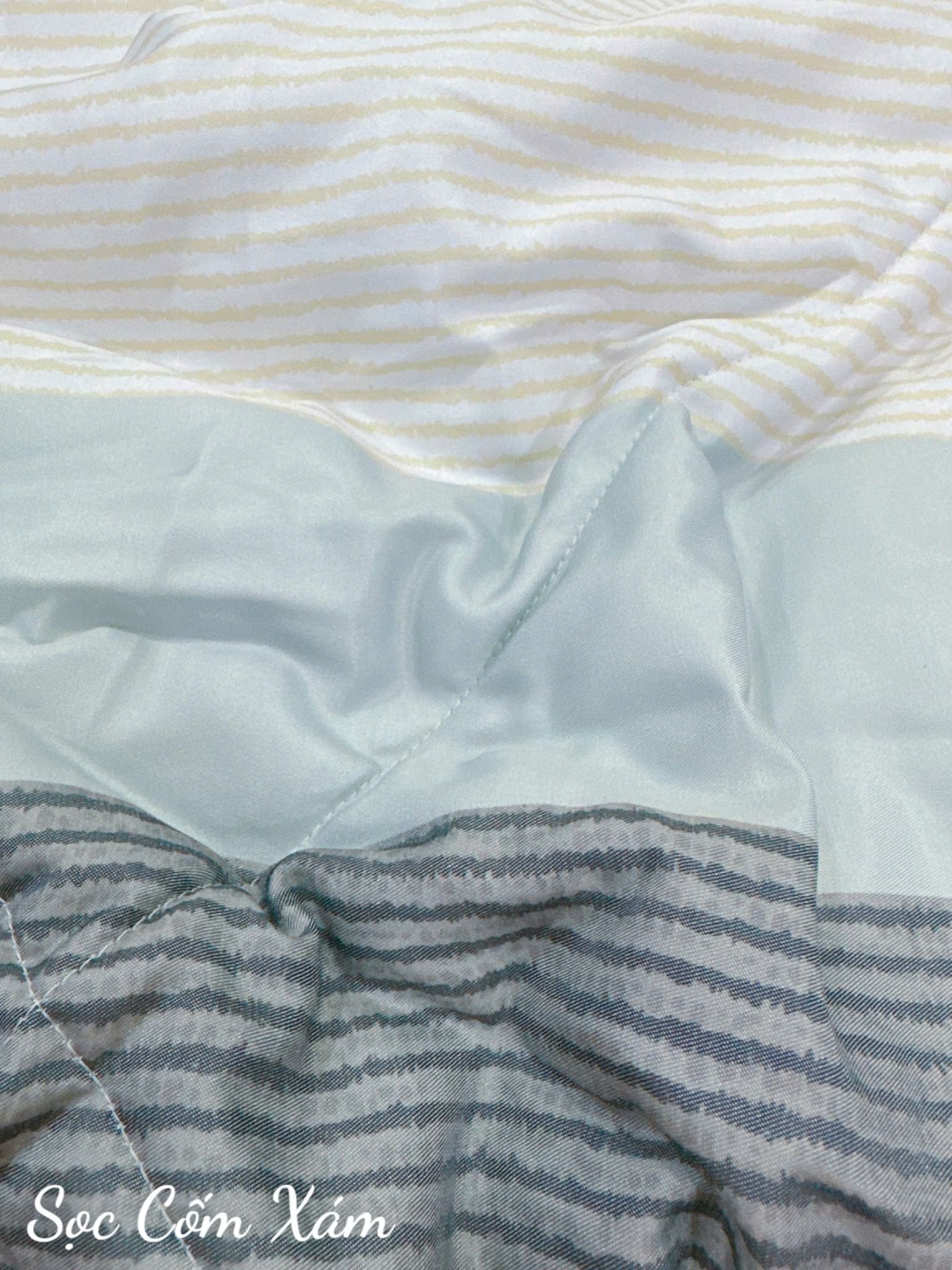 Tencel Sọc Cốm Xám