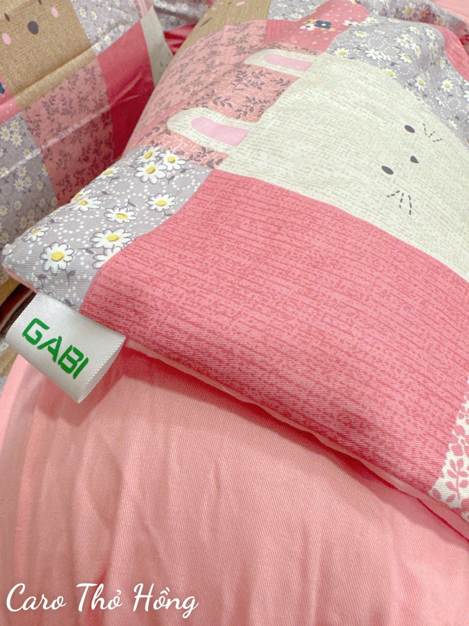 Satin Caro Thỏ Hồng