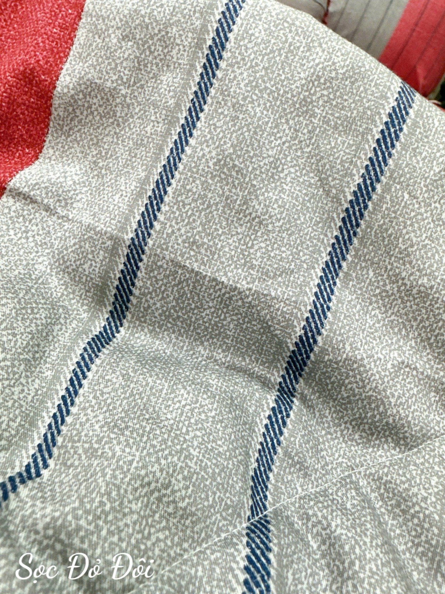 Satin Sọc Đỏ Đôi
