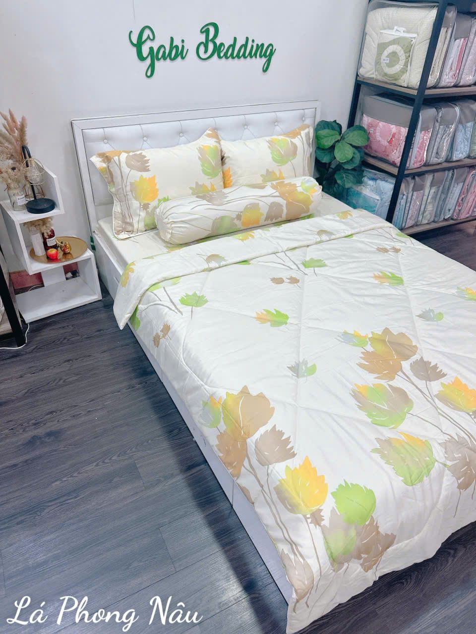 Tencel Lá Phong Nâu