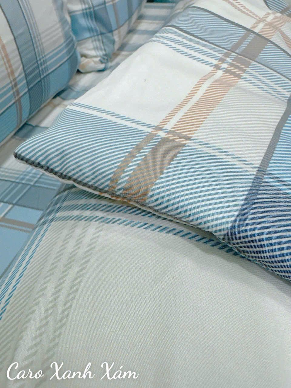 Tencel Caro Xanh Xám