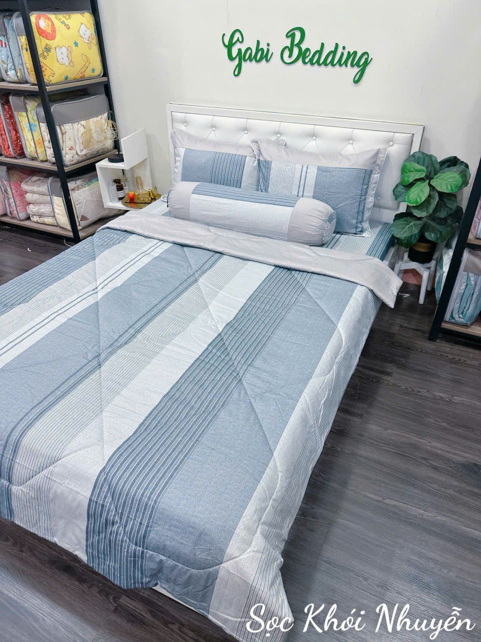 Satin Sọc Khói Nhuyễn