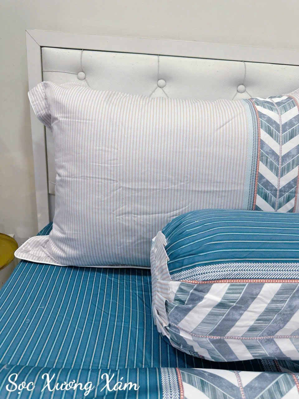 Satin Sọc Xương Xám