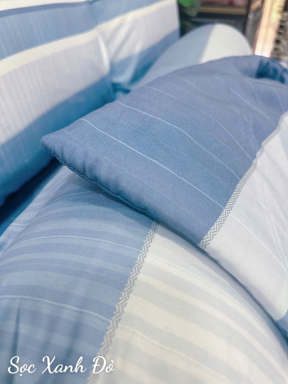 Tencel Sọc Xanh Đỏ