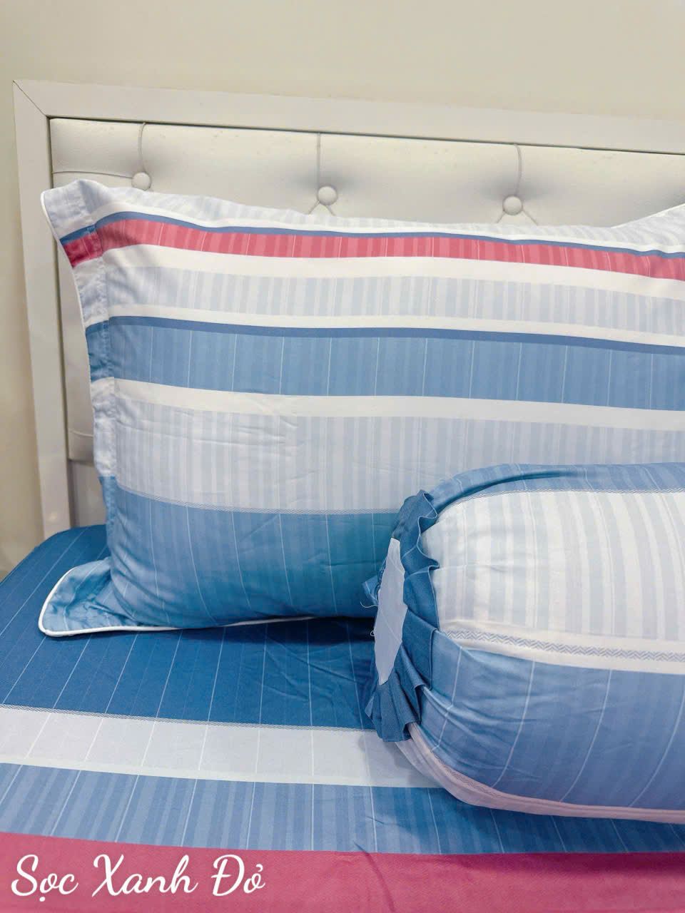 Tencel Sọc Xanh Đỏ