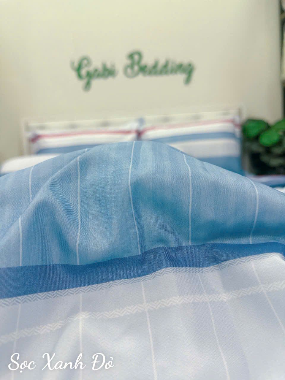 Tencel Sọc Xanh Đỏ