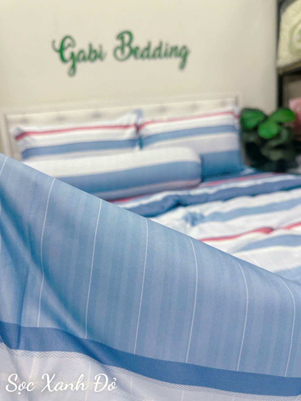 Tencel Sọc Xanh Đỏ